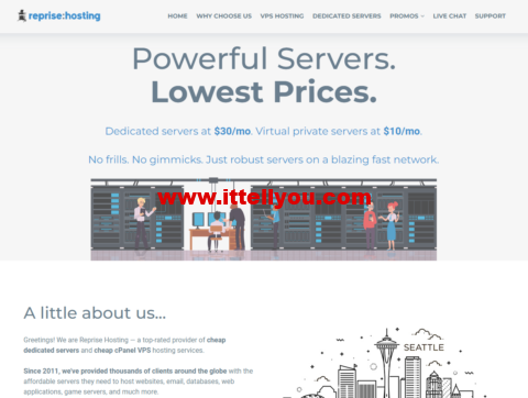 RepriseHosting:美国西雅图机房服务器,L5640/16G内存/1TB HDD或240G SSD硬盘/10TB流量/1Gbps带宽,$27.97/月 4 RepriseHosting:美国西雅图机房服务器,L5640/16G内存/1TB HDD或240G SSD硬盘/10TB流量/1Gbps带宽,.97/月