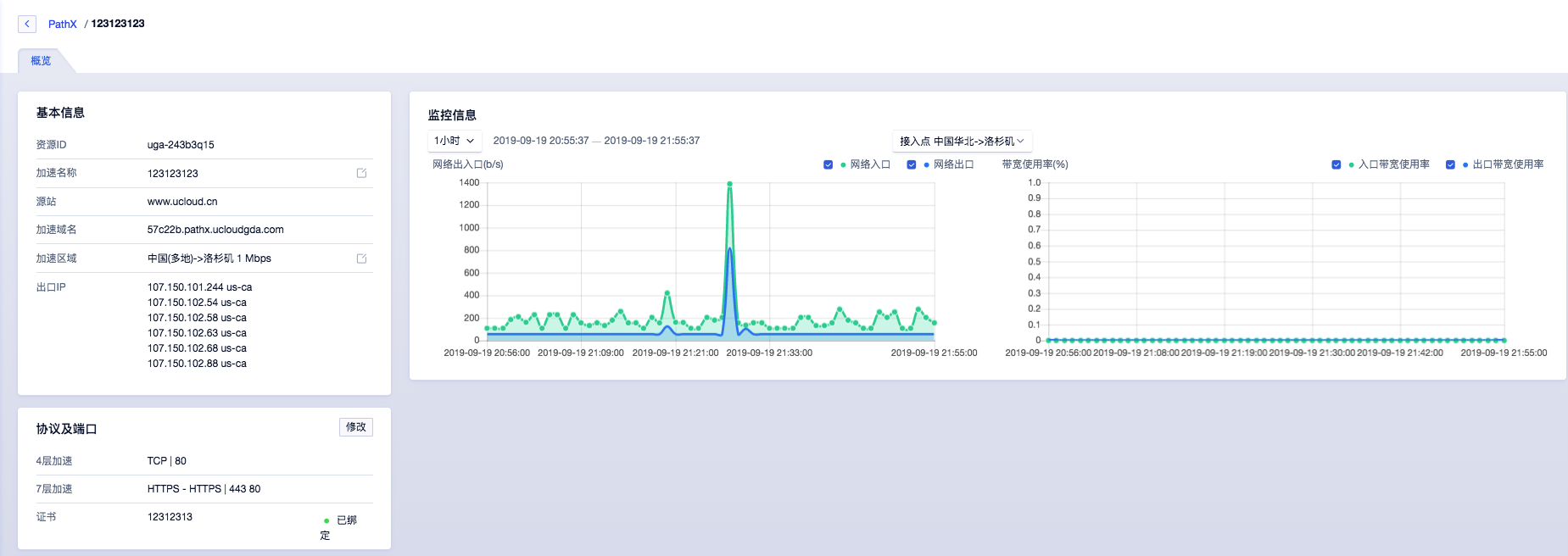 UCloud优刻得全球动态加速(PathX)产品使用指南-老刘测评